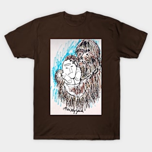 Chewbacca and a storm trooper T-Shirt